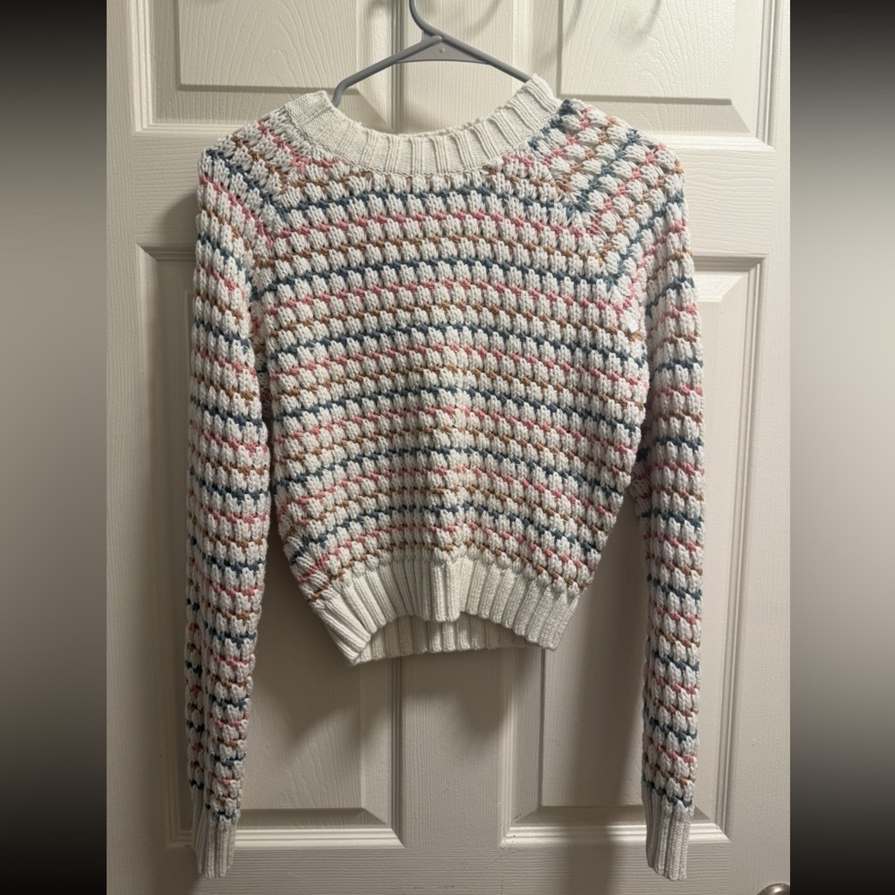 All in Favor - Rainbow Stripe Sweater - Size S - Picture 2 of 6
